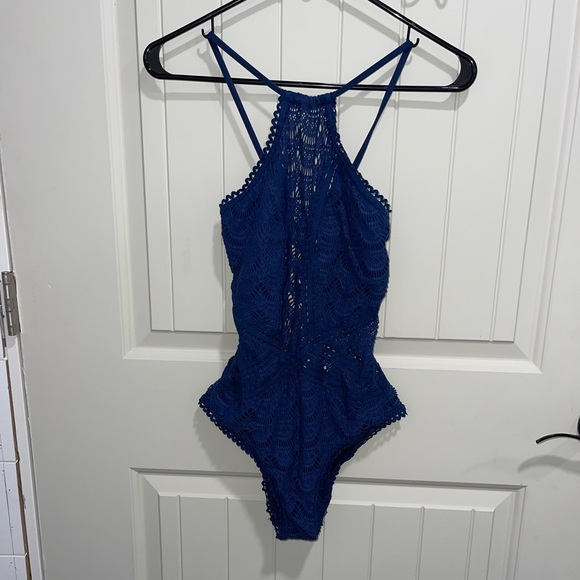 BECCA Other - Beautiful navy blue Becca swimsuit size medium